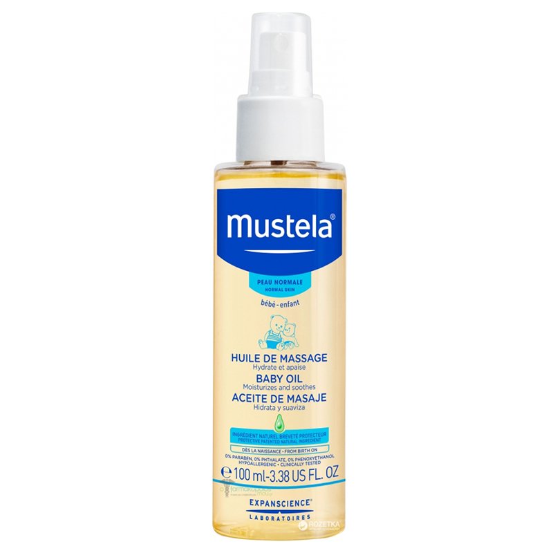 Mustela - Bebek Bakım Masaj Yağı 100ml